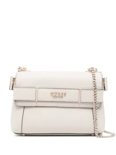 Guess Usa Belted Shoulder Bag In 中性色