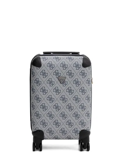 Guess Usa Berta 4g Logo-monogram Trolley Case In Blue