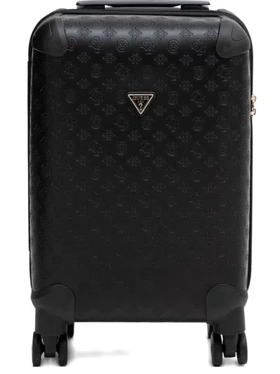 Guess Usa Berta 4g Suitcase In Black