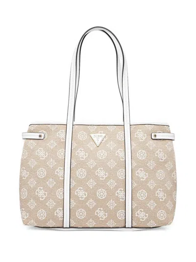 Guess Usa Beyza Logo-print Tote Bag