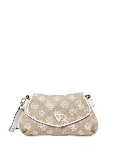 Guess Usa Beyza Monogram-print Shoulder Bag
