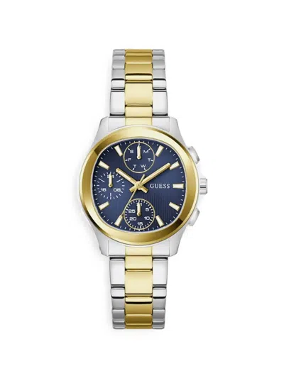 Guess Usa Birdie Two-tone 36mm Watch In Gold