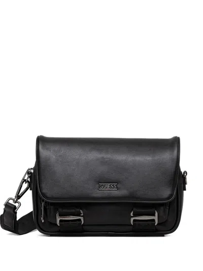 Guess Usa Black Briefcase-style Shoulder Bag