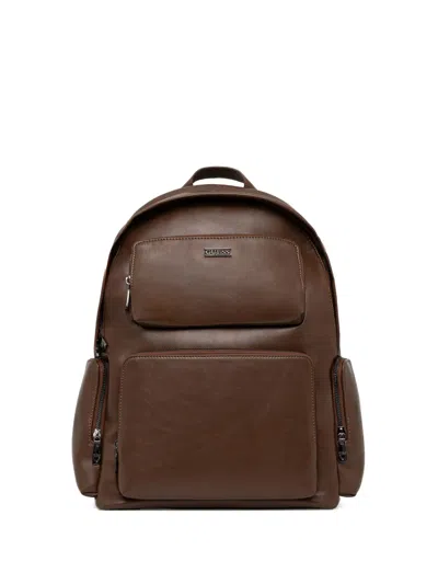 Guess Usa Boston Backpack In Brown