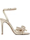Guess Usa Bow Embellished Pumps In Gold