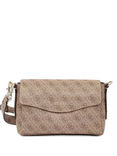 Guess Usa Brenton Crossbody Bag In Neutral