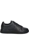 Guess Usa Britz Embossed Sneakers In Black