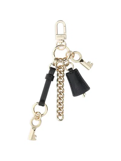 Guess Usa Brooke Keychain In Black