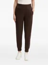 Guess Usa Brown Track Pants In Brown