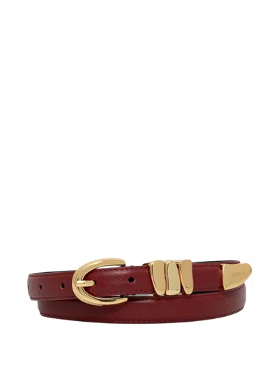 Guess Usa Buckle Belt In Gray