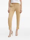 Guess Usa Buckle Trousers In Neutral