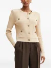 Guess Usa Button-fastening Cardigan In Neutral