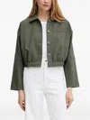 Guess Usa Button-fastening Cinched Jacket In Green