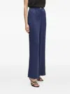 Guess Usa Button-fastening Pattern Trousers In Blue