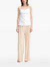 Guess Usa Button-front Corset Top In White