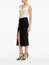 Guess Usa Button-front Sleeveless Top In Black