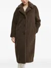 Guess Usa Buttoned Collared Coat In Gray