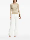 Guess Usa Cable-knit Sweater In Neutral