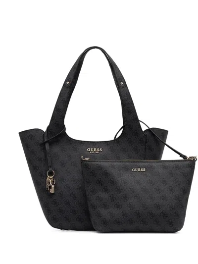 Guess Usa Calista 4g Tote Bag In Black