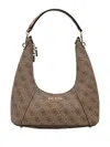 Guess Usa Calista Shoulder Bag In Brown