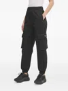 Guess Usa Cargo-pocket Trousers In Black