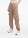 Guess Usa Cargo-pocket Trousers In Brown