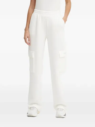 Guess Usa Cargo Pocket Trousers In White