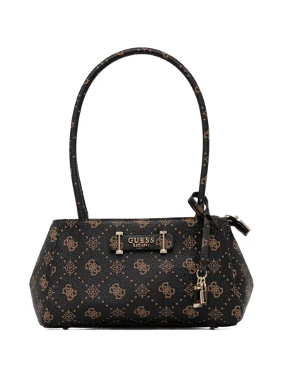 Guess Usa Carrie Monogram Padlock-charm Tote Bag In Multi