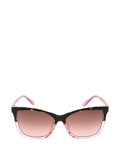 Guess Usa Cat-eye Frame Sunglasses In Pink
