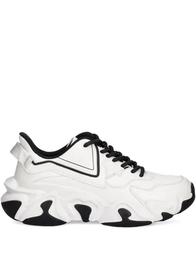 Guess Usa Cesi Panelled Chunky Sneakers In White