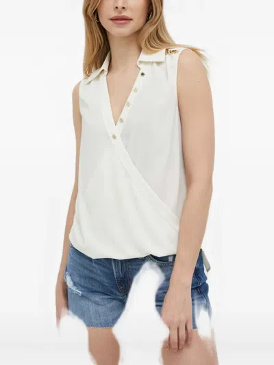 Guess Usa Chain-detail Blouse In Multi