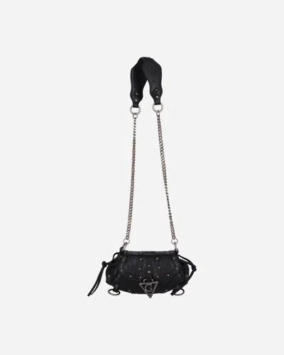 Guess Usa Chain Shoulder Bag Black In Multicolor