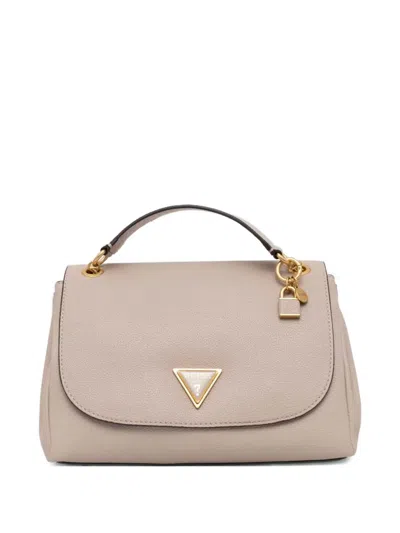 Guess Usa Chain Strap Logo Crossbody In Neutral
