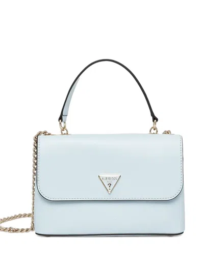 Guess Usa Chain-strap Top-handle Cross Body Bag In Blue