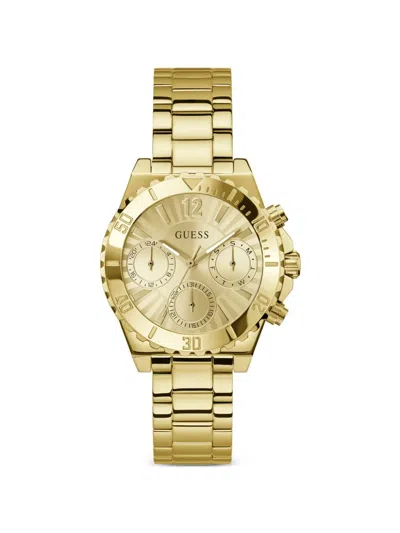 Guess Usa Champagne-tone 38mm Watch In Pink