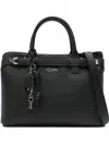Guess Usa Charm-detail Tote Bag In Black