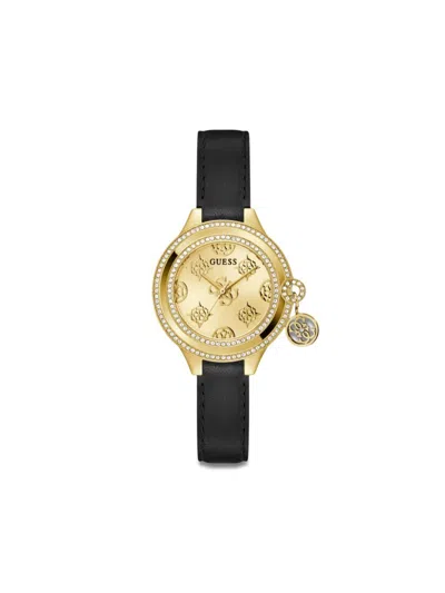 Guess Usa Charmed 34mm In Gold