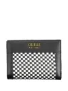 Guess Usa Check-pattern Wallet In Multi