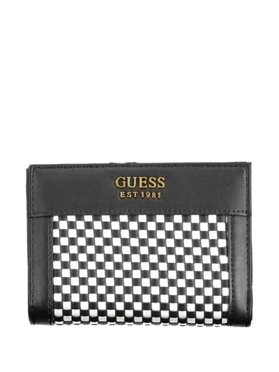Guess Usa Check-pattern Wallet In Multi