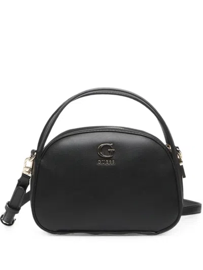 Guess Usa Coleen Logo-plaque Top-handle Tote Bag In Black