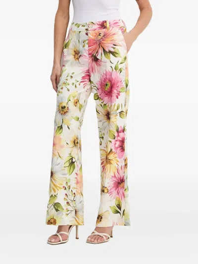 Guess Usa Colette Floral-print Trousers In Multi