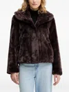 Guess Usa Collared Jacket In Brown