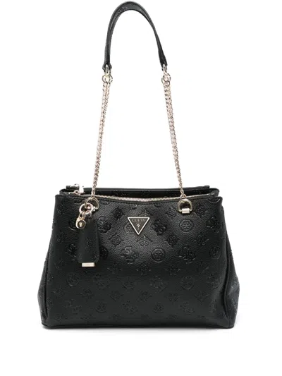 Guess Usa Cresidia Shoulder Bag In 黑色