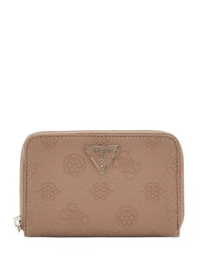 Guess Usa Cresidia Wallet In Neutral
