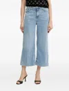 Guess Usa Cropped Jeans In Blue