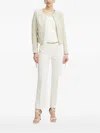 Guess Usa Cropped Leather Jacket In White