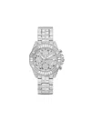 Guess Usa Crystal-embellished 39mm In Grey