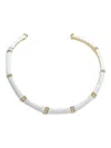 Guess Usa Crystal-embellished Necklace In Gold