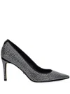 Guess Usa Crystal-embellished Pumps In Schwarz