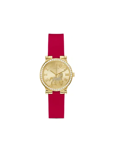 Guess Usa Crystal Quarz 32mm In Gold